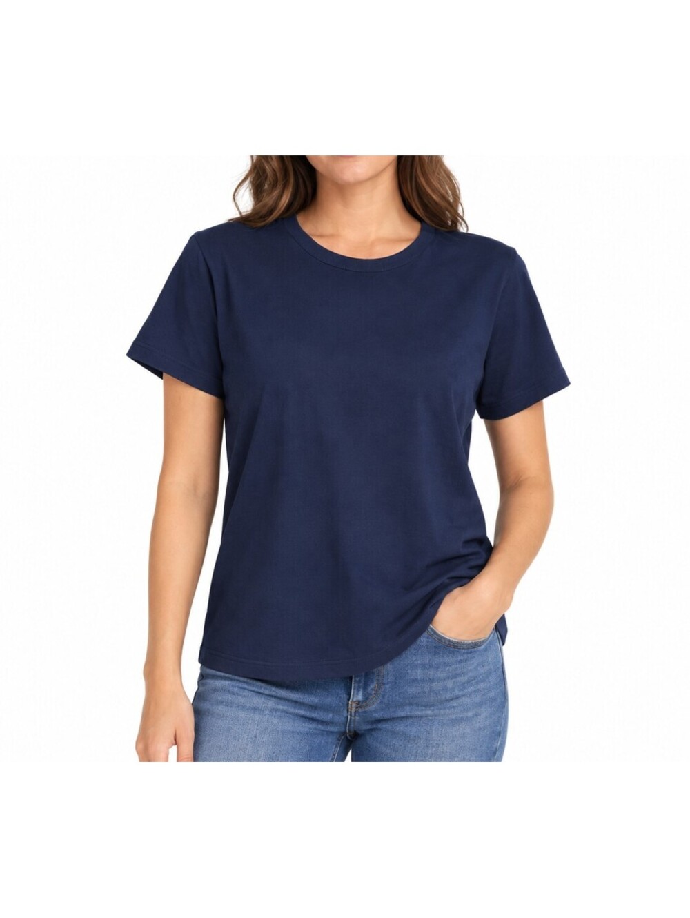J.Crew Boyfriend Jersey Classic Fit T-Shirt XL Navy Blue 100%cotton NWT